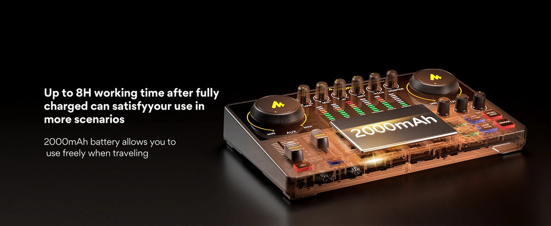 Maono AME2 Portable Audio Interface & Podcast Mixer