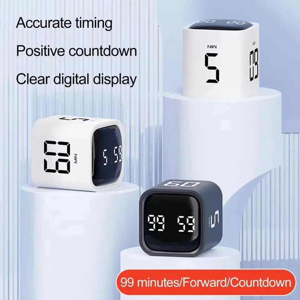 Gravity Sensor Flip Timer – Digital LCD Countdown Reminder