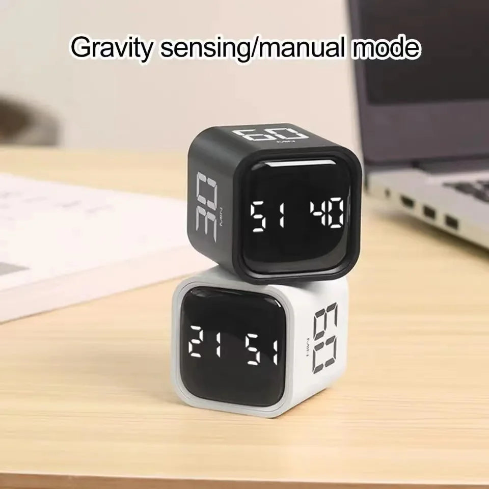 Gravity Sensor Flip Timer – Digital LCD Countdown Reminder