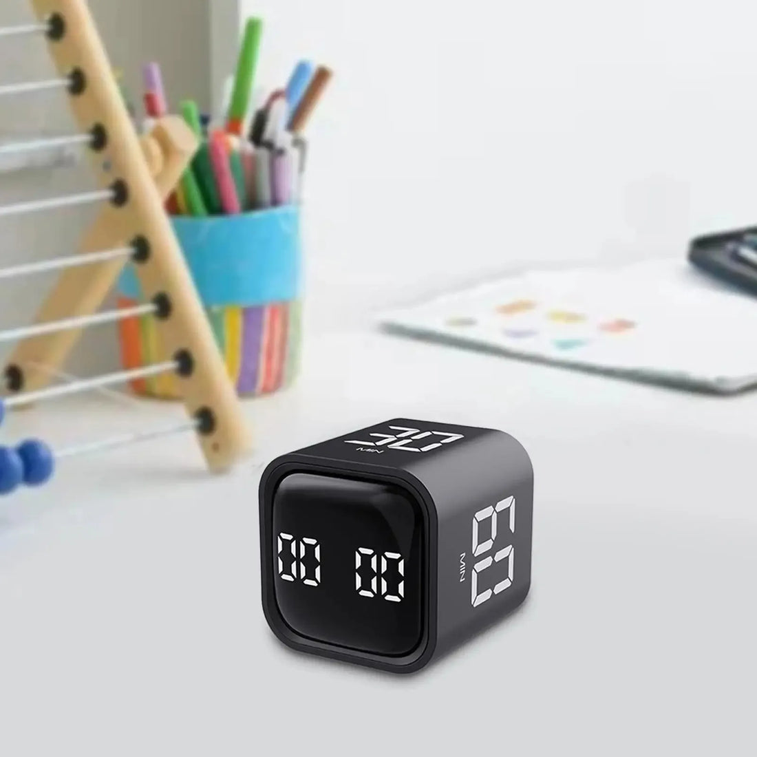 Gravity Sensor Flip Timer – Digital LCD Countdown Reminder