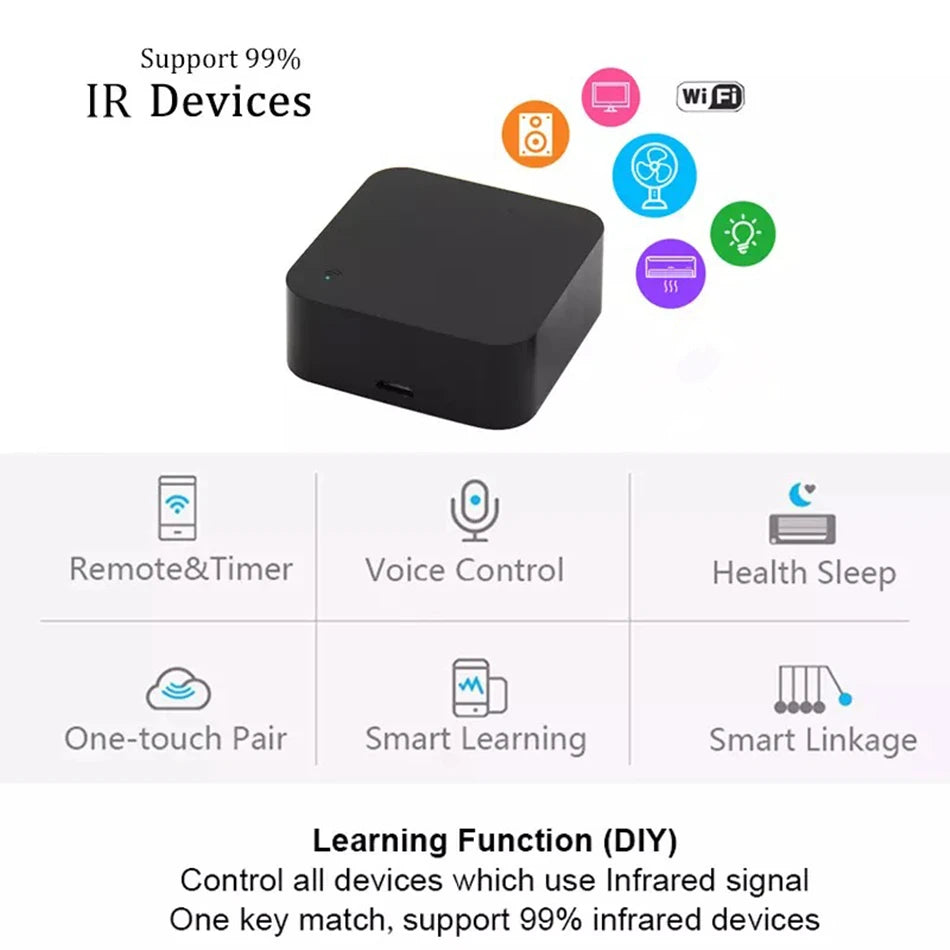 Tuya WiFi IR Remote Control – Universal Smart Home Blaster