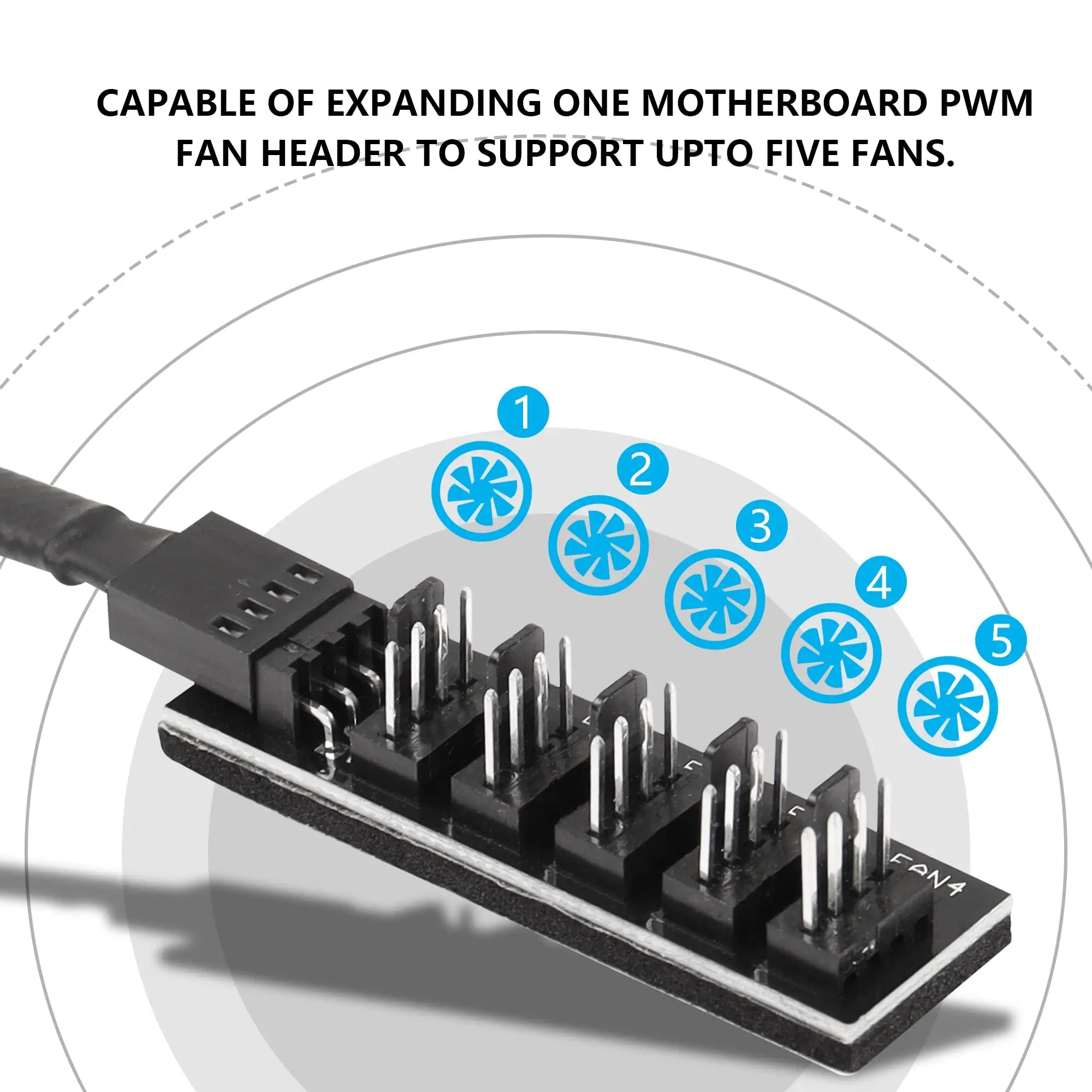 1-to-5 Way PWM Fan Hub