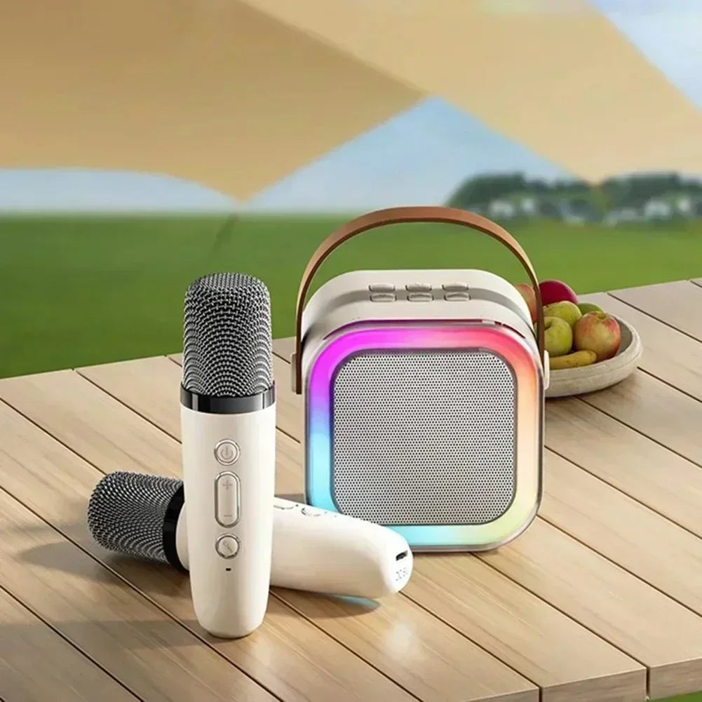 K12 Mini Bluetooth Karaoke Speaker – Portable Wireless Audio with Mic