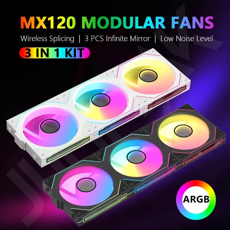 JUMPEAK MX120 360mm ARGB Modular PC Cooling Fan
