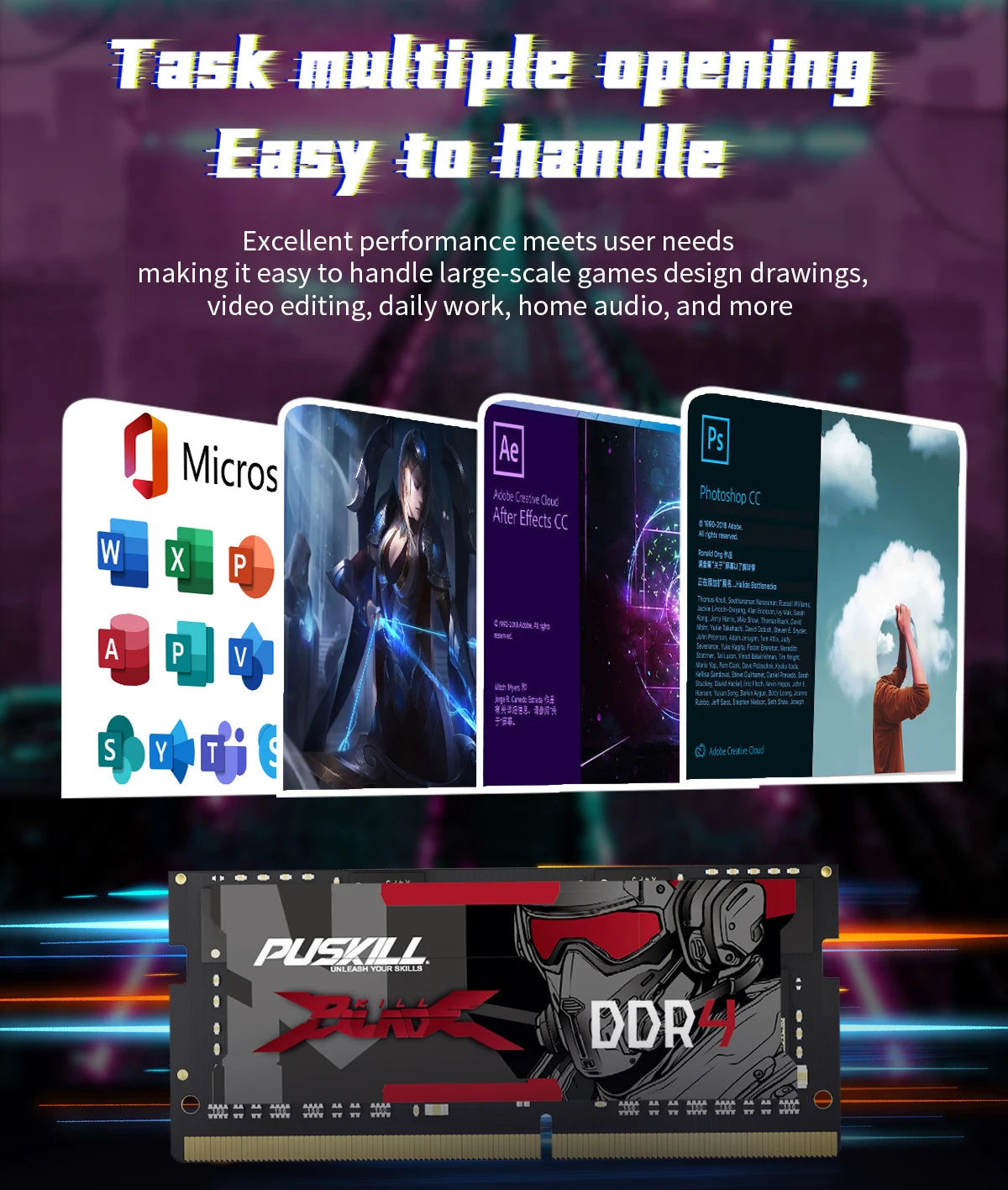 PUSKILL Killblade DDR4 Laptop RAM