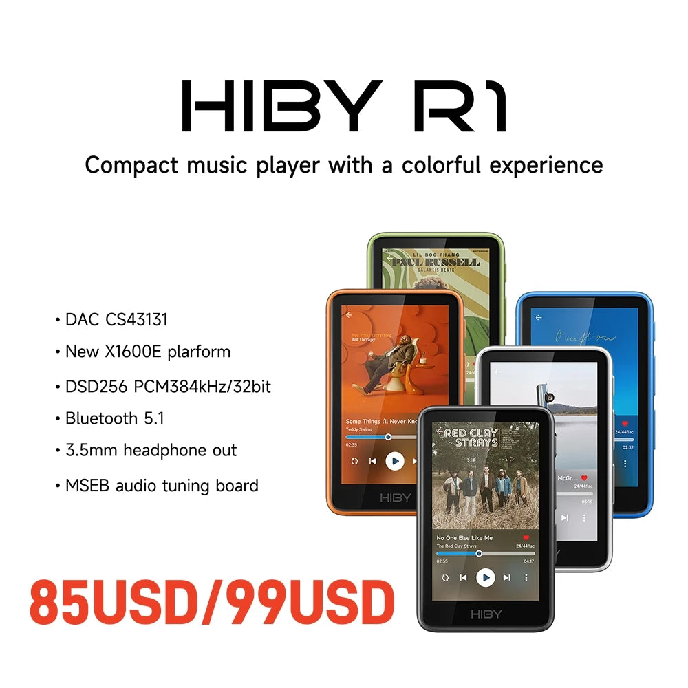 HiBy R1 HiFi Music Player & USB DAC