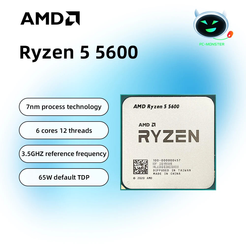 AMD Ryzen 5 5600 – 6-Core 12-Thread CPU
