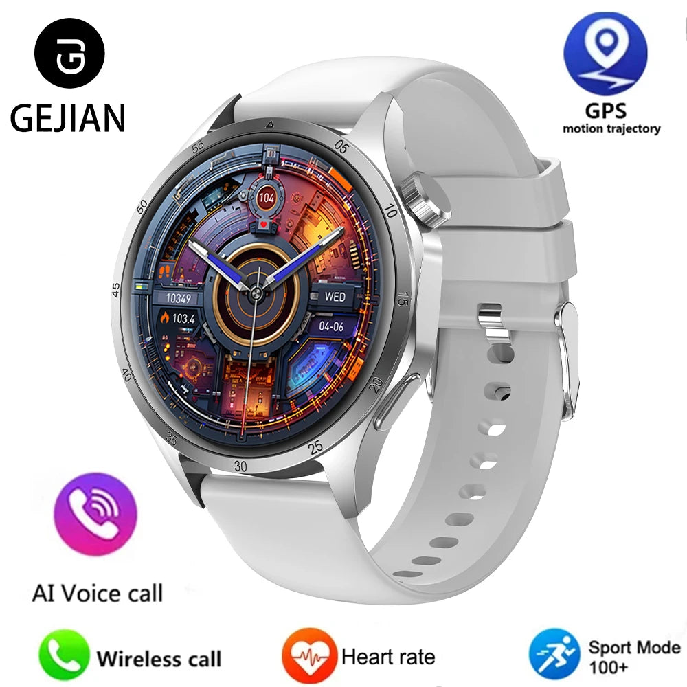 2025 Men’s Smartwatch – 360×360 AMOLED
