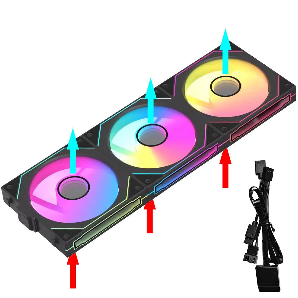 JUMPEAK MX120 360mm ARGB Modular PC Cooling Fan