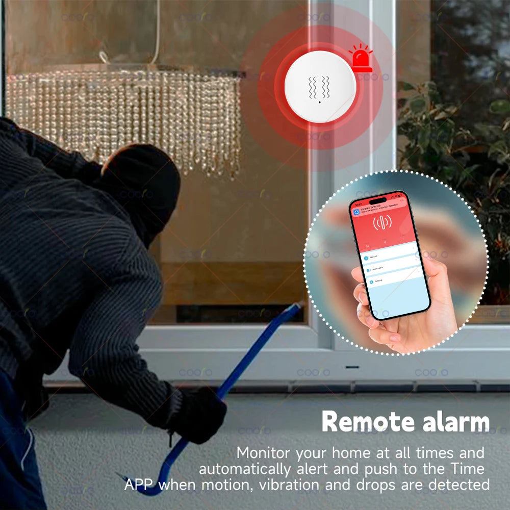 Tuya Zigbee Vibration & Tilt Sensor