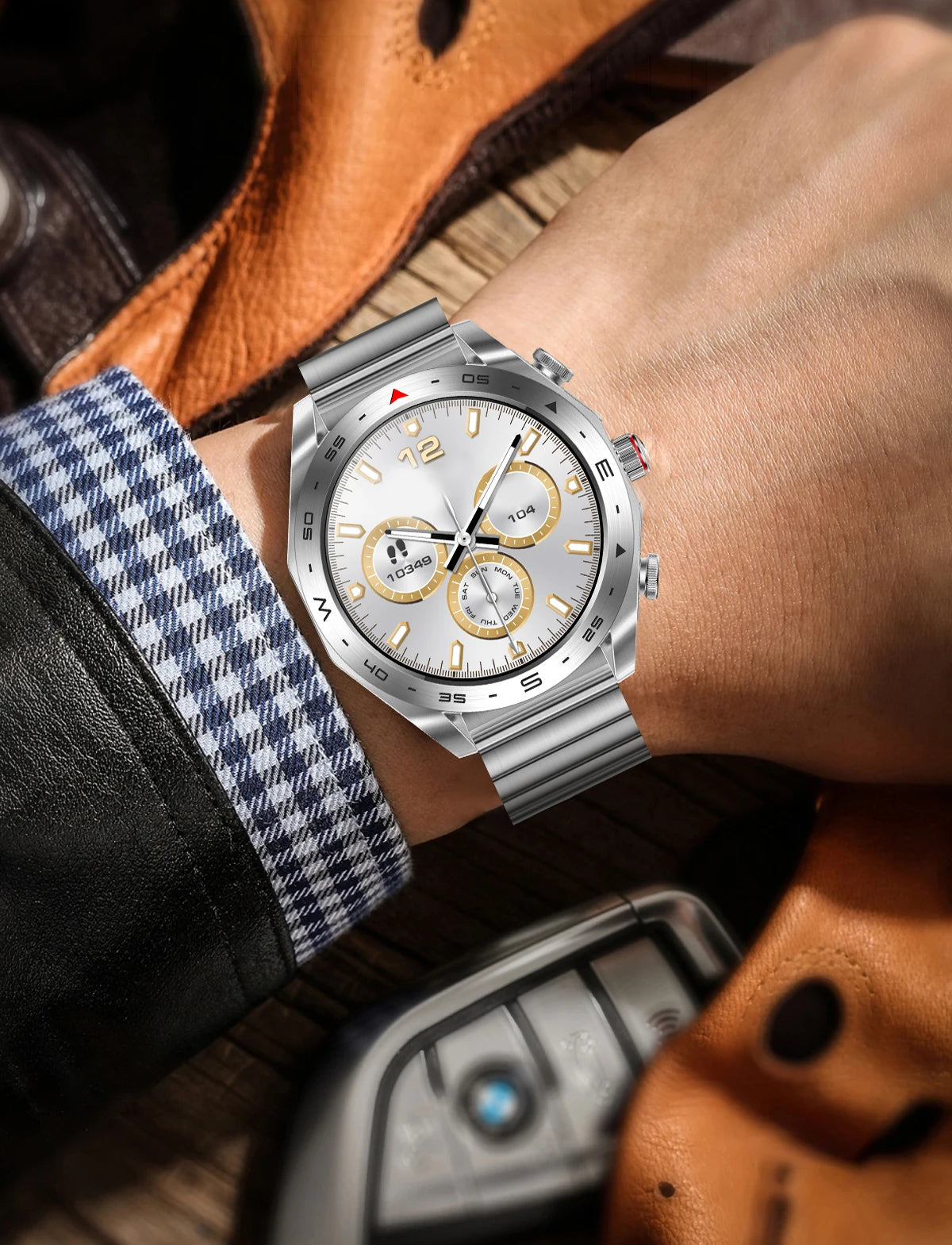 2024 Smart Watch with 2-in-1 TWS Bluetooth Earbuds