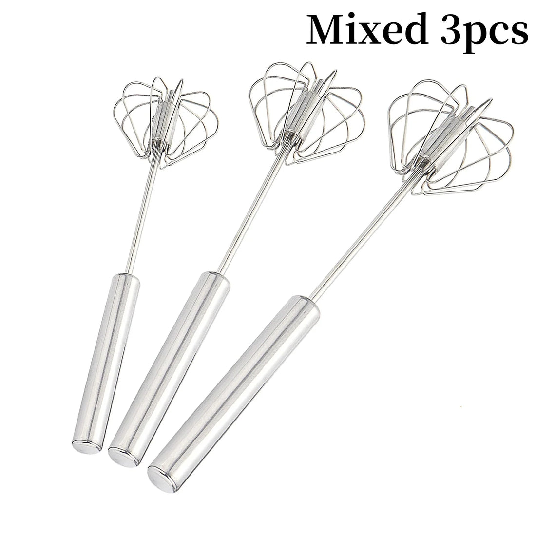 Semi-Automatic Stainless Steel Egg Beater