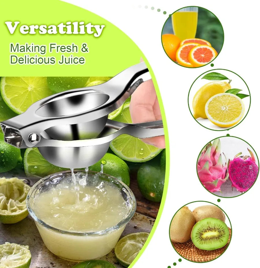 Stainless Steel Manual Lemon Squeezer – Citrus Fruit Press