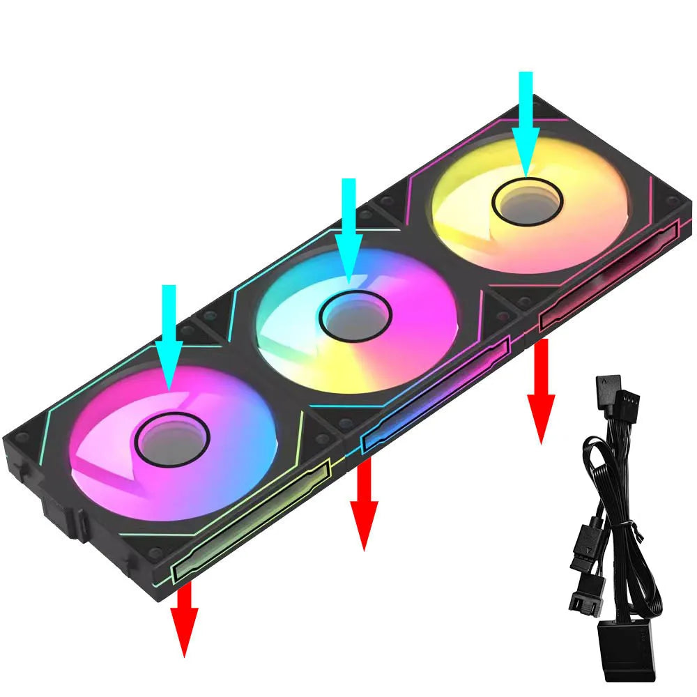 JUMPEAK MX120 360mm ARGB Modular PC Cooling Fan