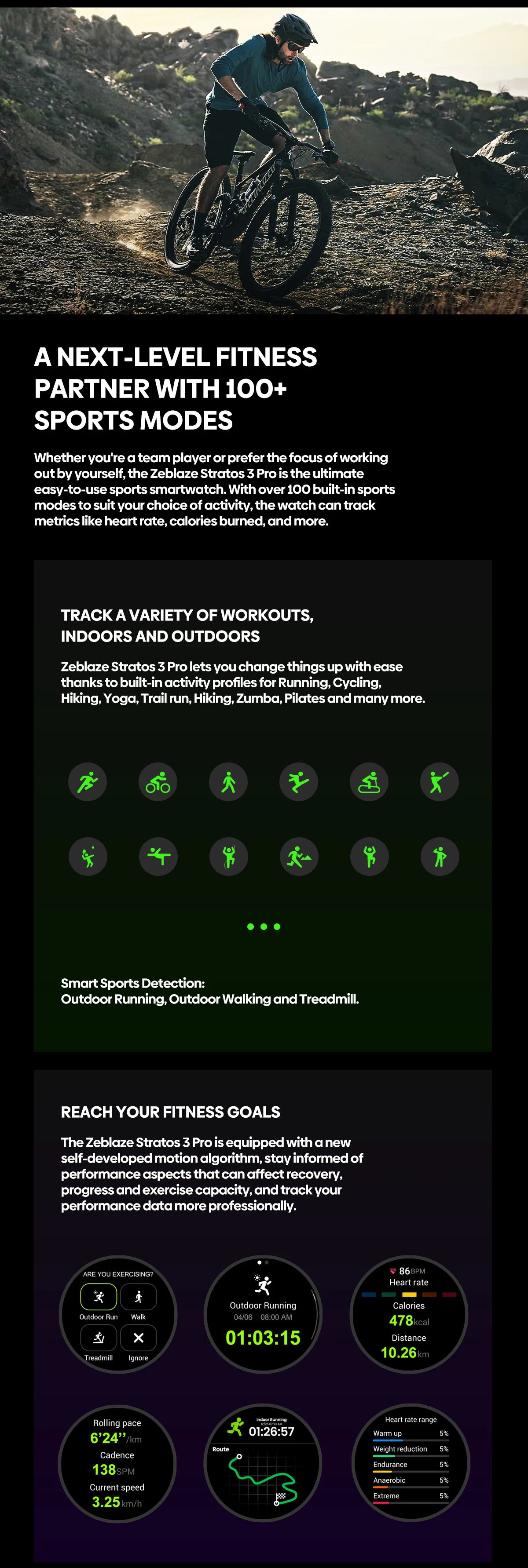 Zeblaze Stratos 3 Pro – GPS Smartwatch
