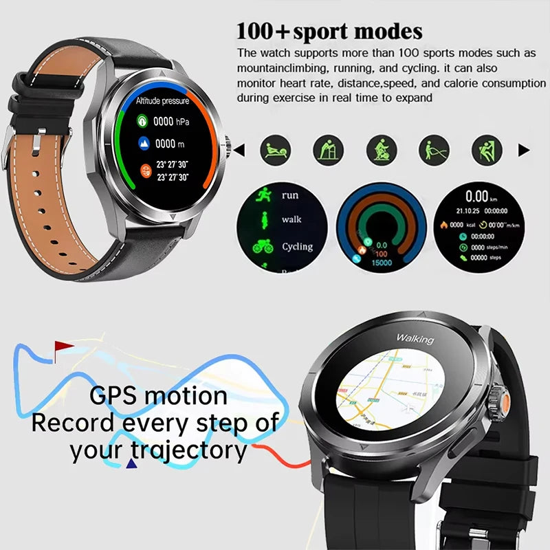S4 Ultra Smartwatch for Xiaomi – AMOLED, GPS, NFC, Bluetooth Call