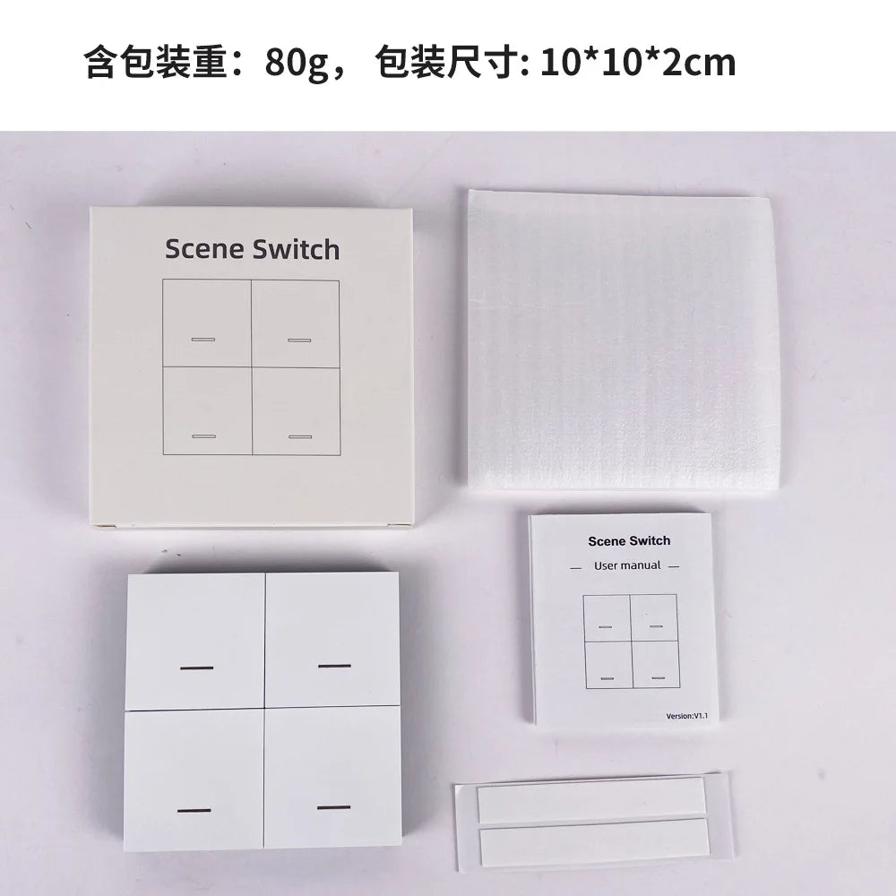 Tuya Smart ZigBee 4-Gang Scene Switch
