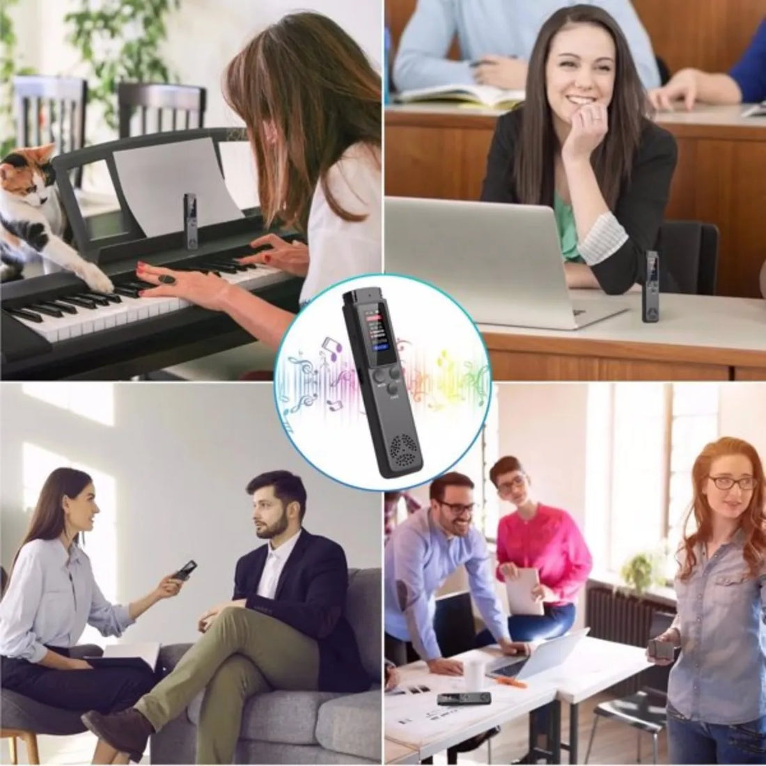 8GB Digital Voice Recorder & MP3 Player