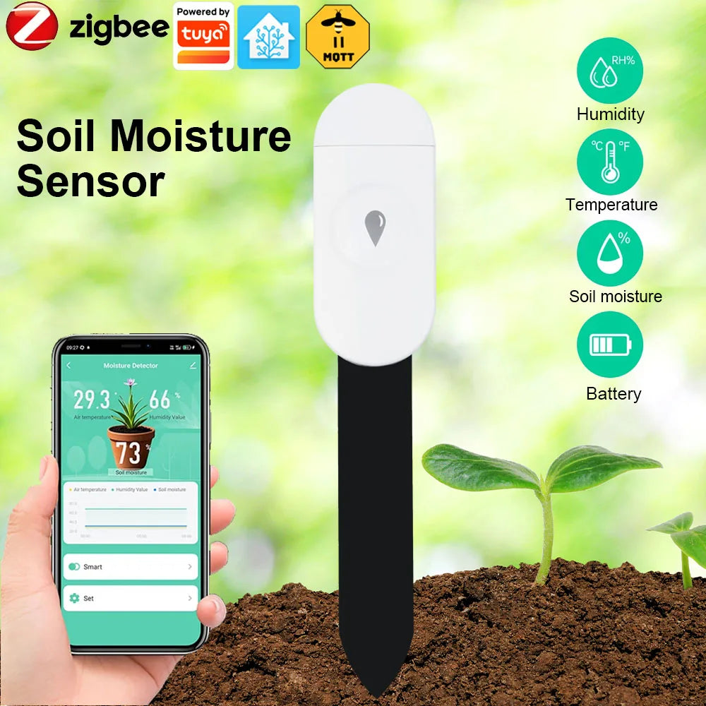 Tuya ZigBee Temperature & Soil Moisture Sensor