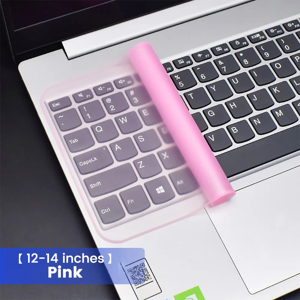 Universal Silicone Laptop Keyboard Protector (12–17 Inch)