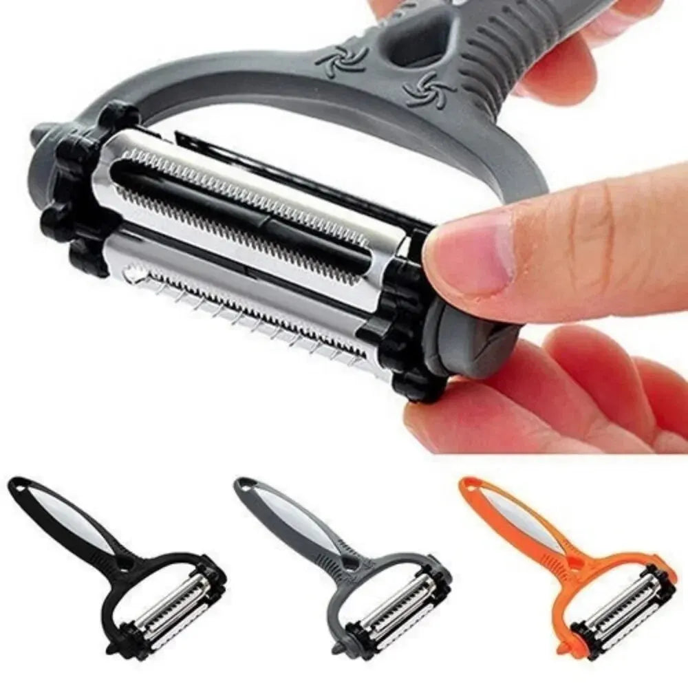 3-in-1 Multifunctional 360° Rotary Fruit & Vegetable Peeler