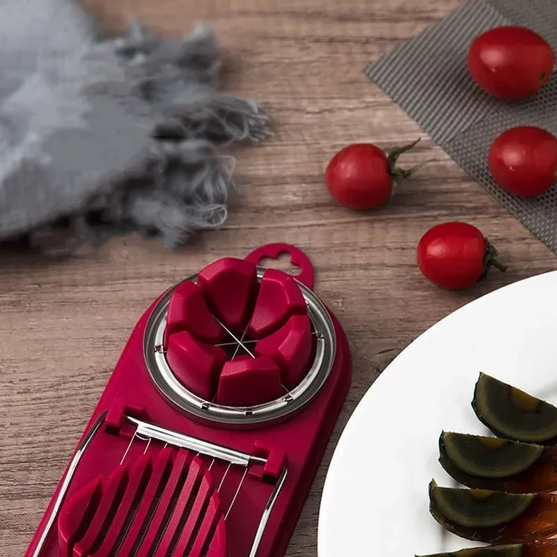 Multifunctional Stainless Steel Egg & Meat Slicer