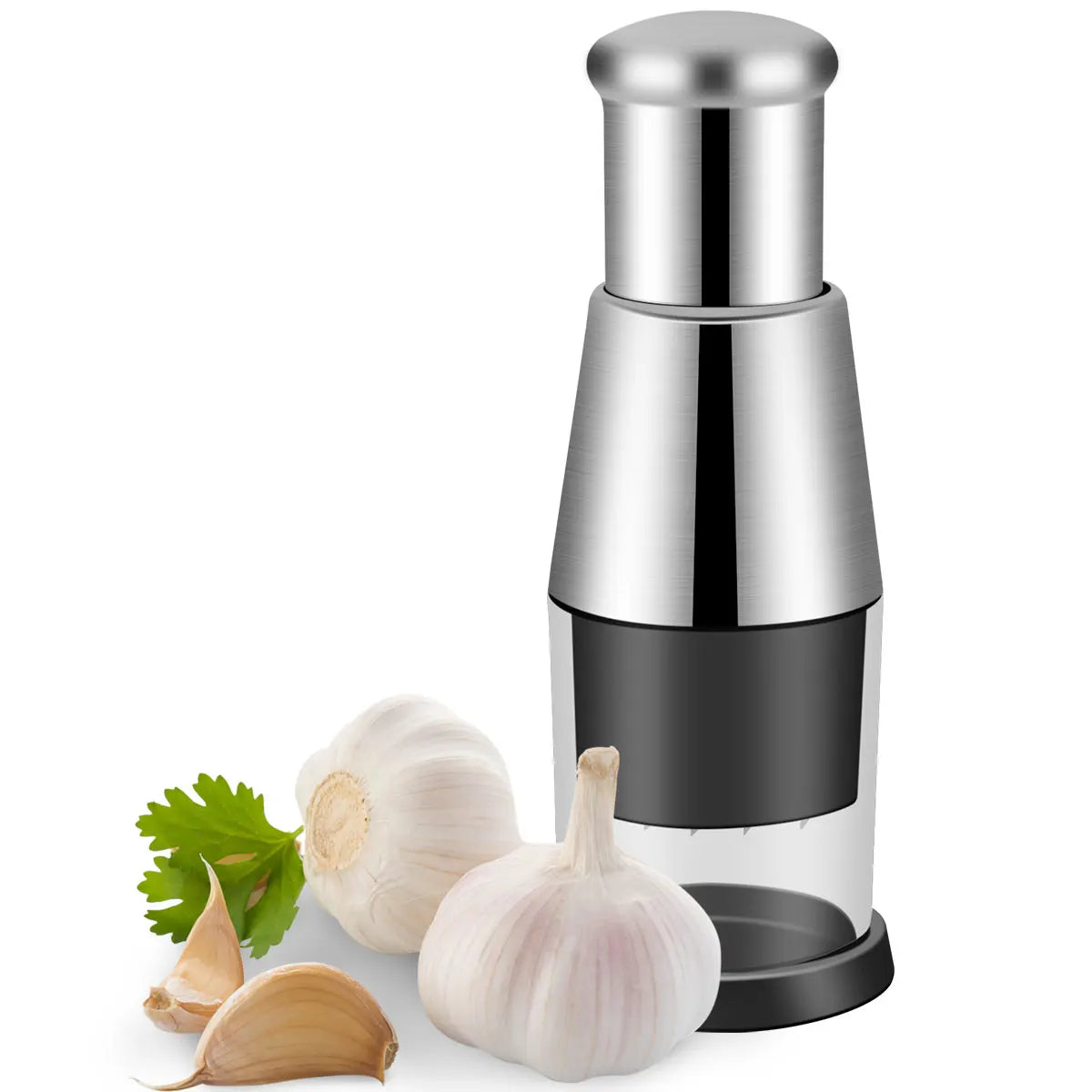 Stainless Steel Pressed Garlic Chopper