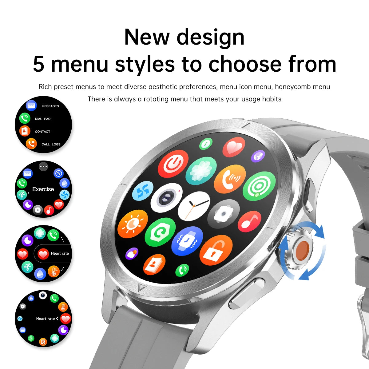 S4 Ultra Smartwatch for Xiaomi – AMOLED, GPS, NFC, Bluetooth Call