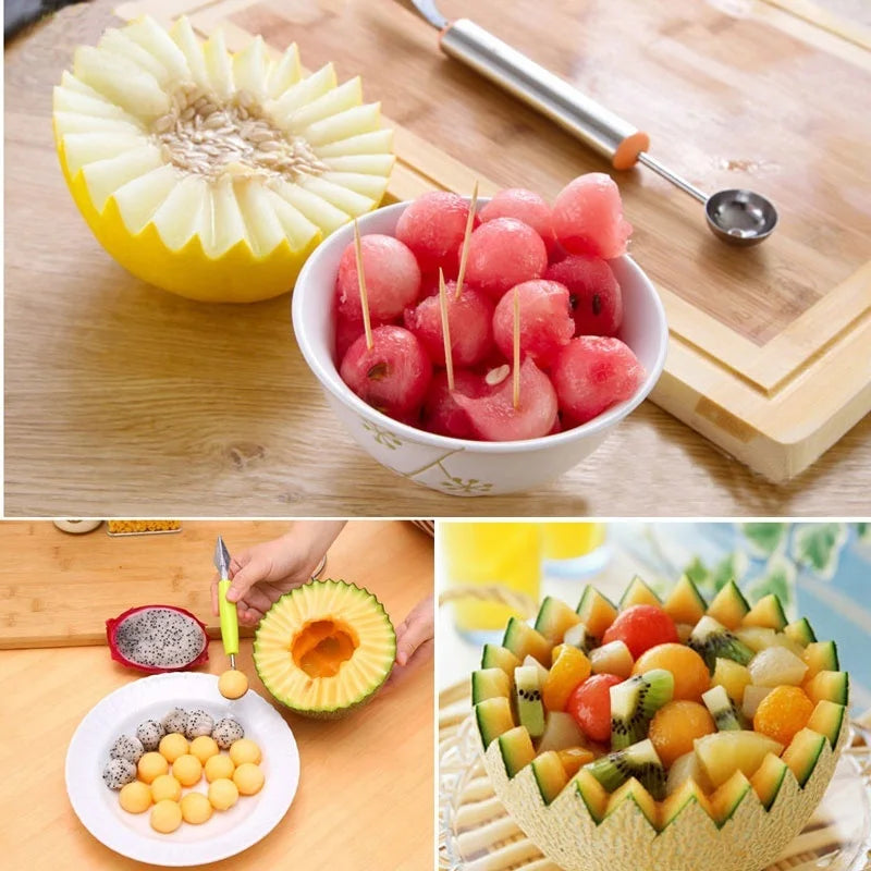 Dual-Head Fruit & Vegetable Carving Knife