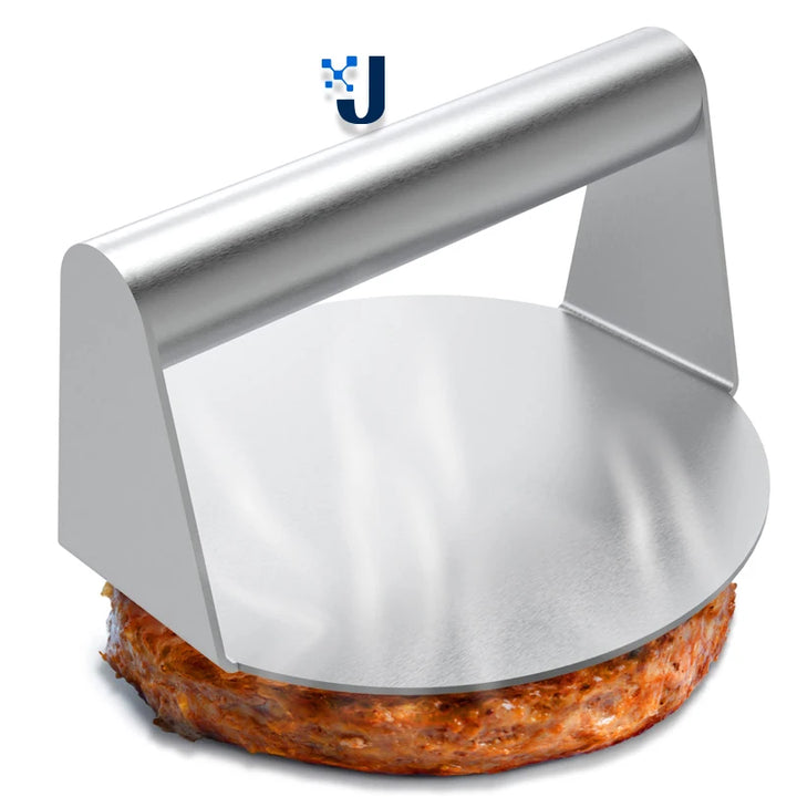 Stainless Steel Smash Burger Press – Circular Meat Masher Mold