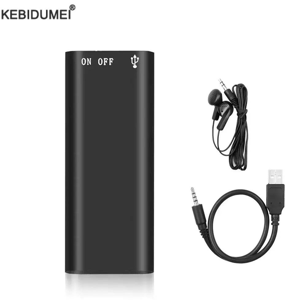 3-in-1 Digital Voice Recorder & MP3 Player