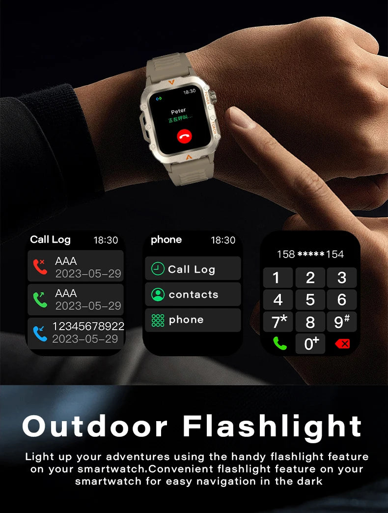 Men’s & Women’s Smart Watch – 3ATM/IP68 Waterproof