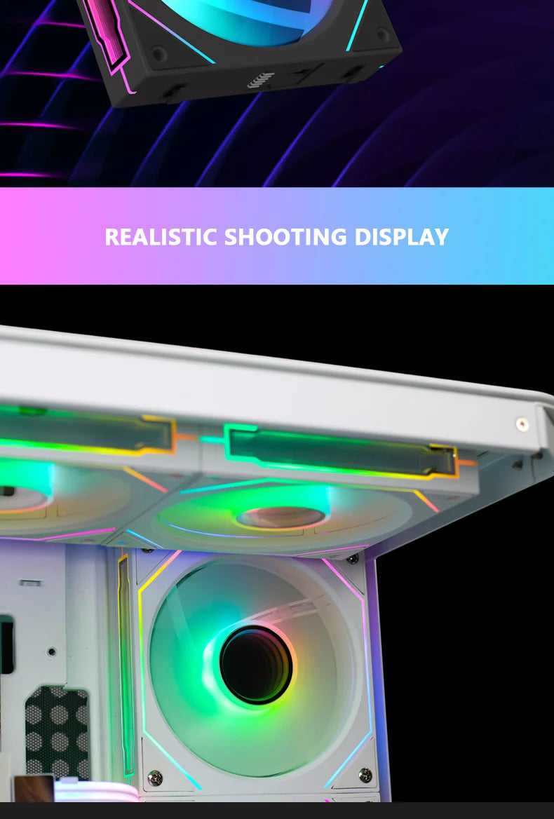 JUMPEAK MX120 360mm ARGB Modular PC Cooling Fan