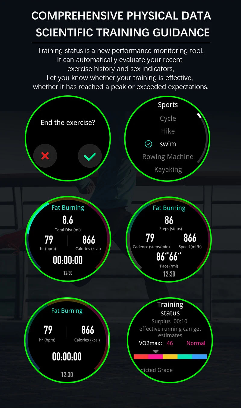 NORTH EDGE 2025 GPS Sports Smart Watch