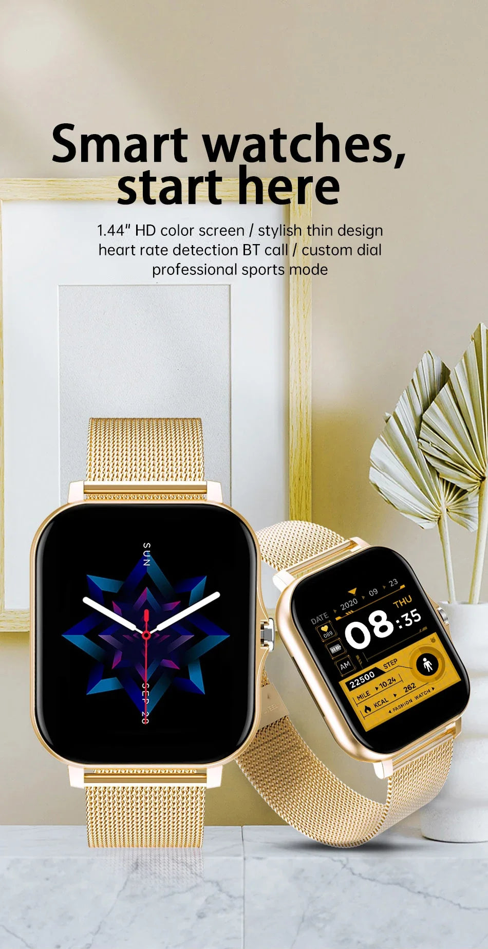 1.44″ Smartwatch – Bluetooth Call