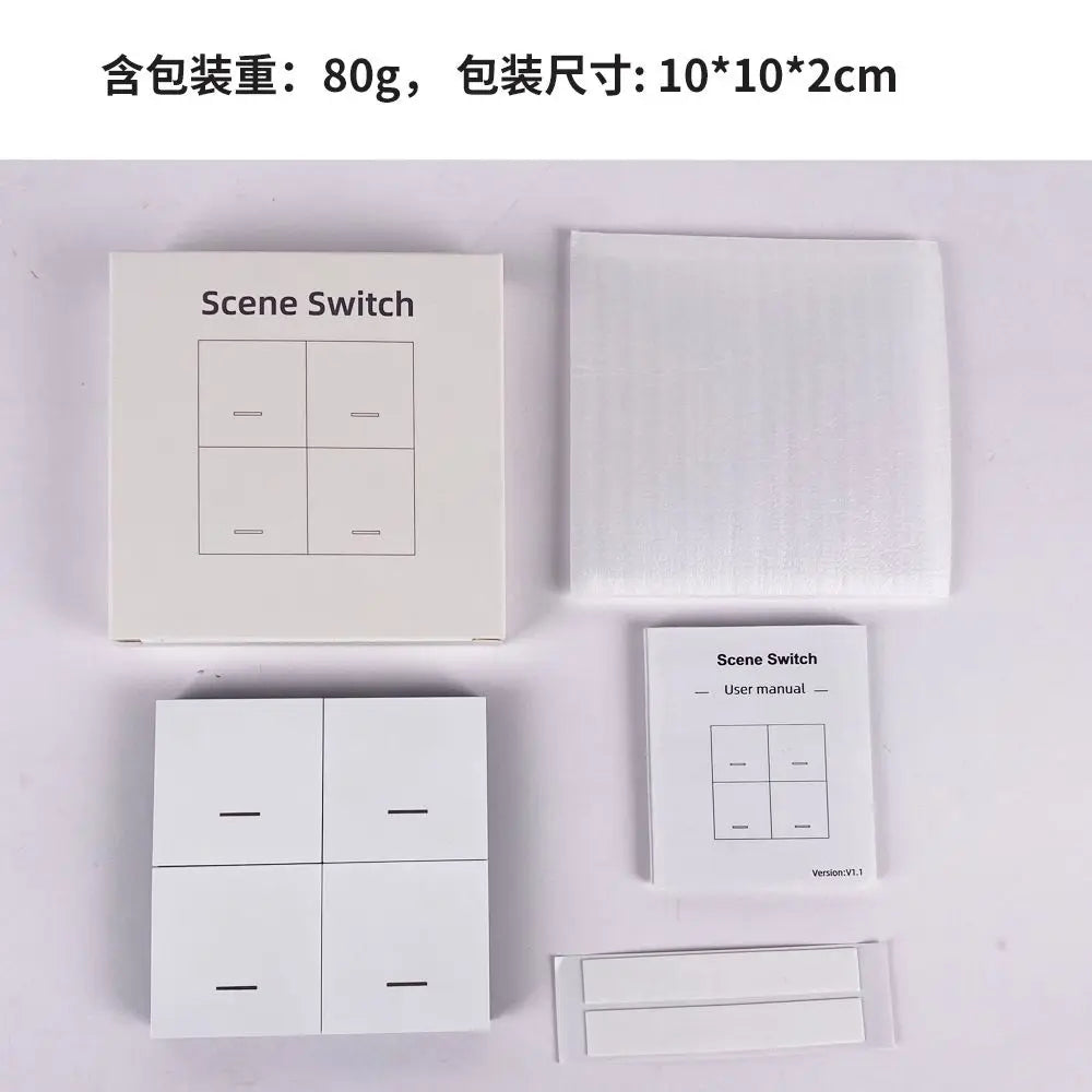 Tuya Smart ZigBee 4-Gang Scene Switch
