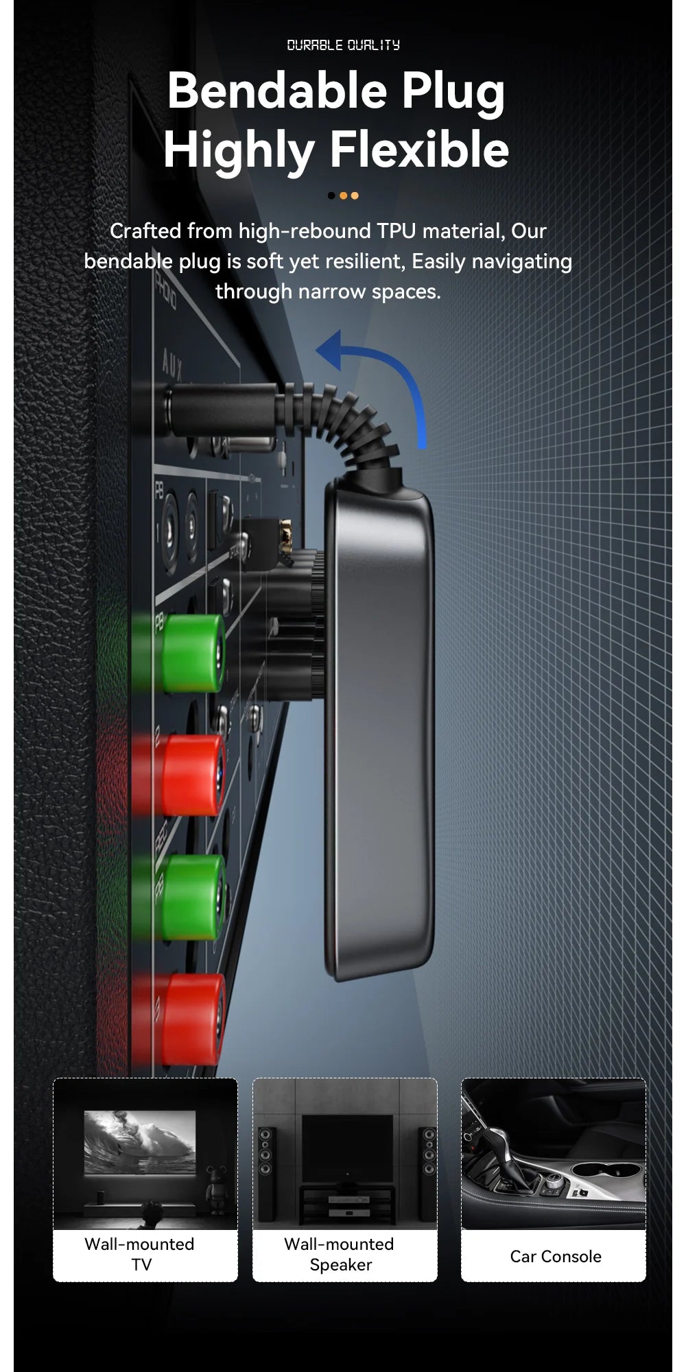 Essager Bluetooth 5.1 Audio Receiver & Transmitter – 3.5mm AUX Wireless Adapter