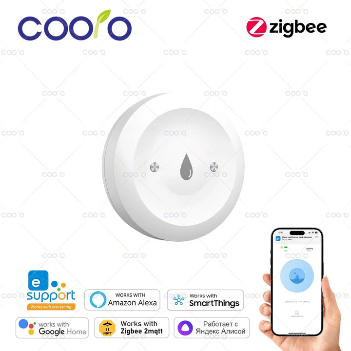 Ewelink Zigbee Smart Water Leak Sensor – Remote Flood Detector