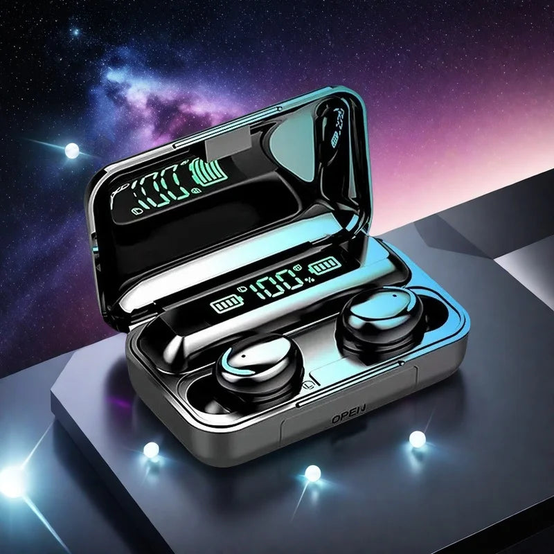 F9 Bluetooth Wireless Earbuds with Mic & Noise Reduction