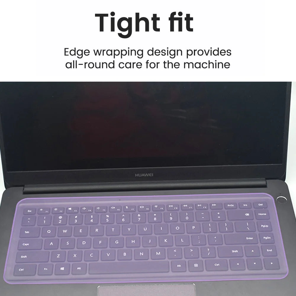 Universal Silicone Laptop Keyboard Protector (12–17 Inch)