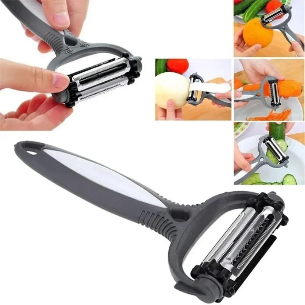 3-in-1 Multifunctional 360° Rotary Fruit & Vegetable Peeler