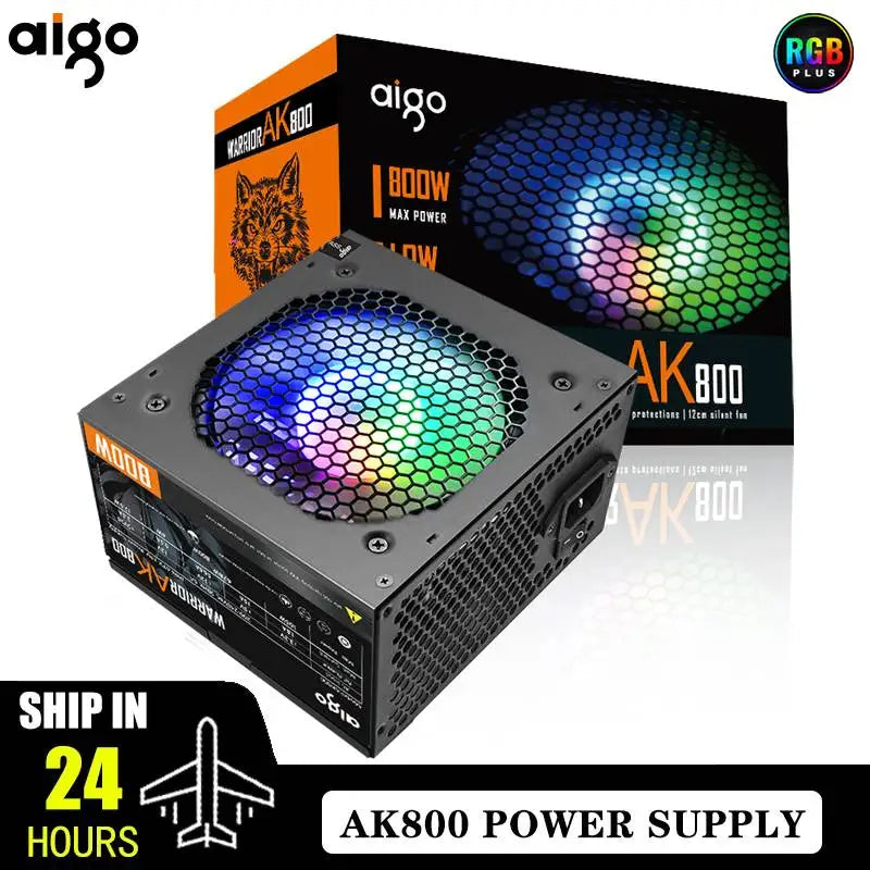 Aigo AK PC PSU – 500W-1000W Gaming Power Supply