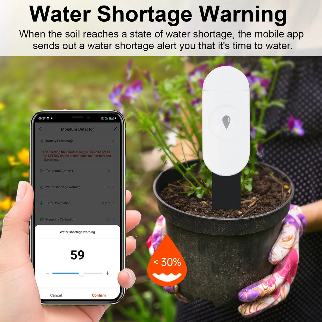 Tuya ZigBee Temperature & Soil Moisture Sensor