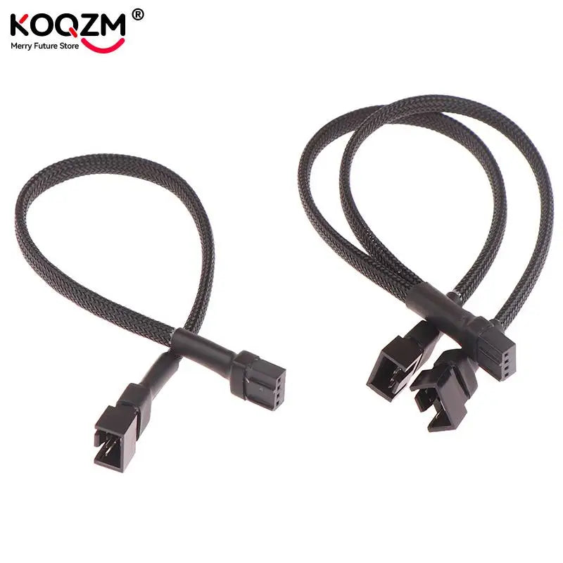 PWM 4-Pin Fan Splitter Cable – 1-to-4 CPU/Case Fan Adapter