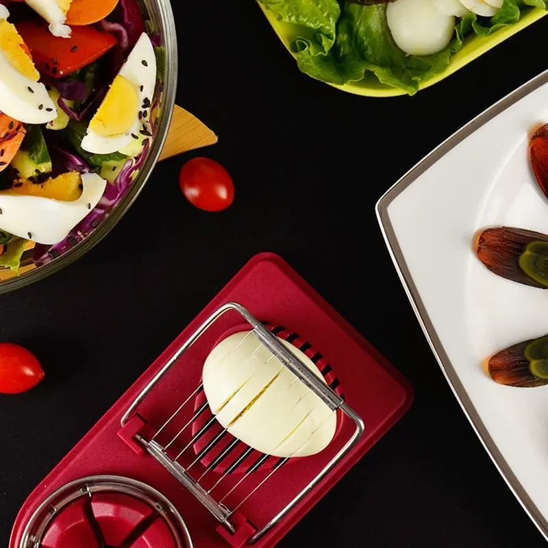 Multifunctional Stainless Steel Egg & Meat Slicer