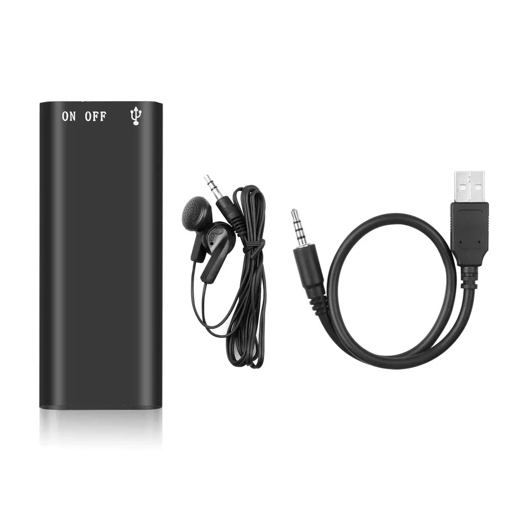 3-in-1 Digital Voice Recorder & MP3 Player