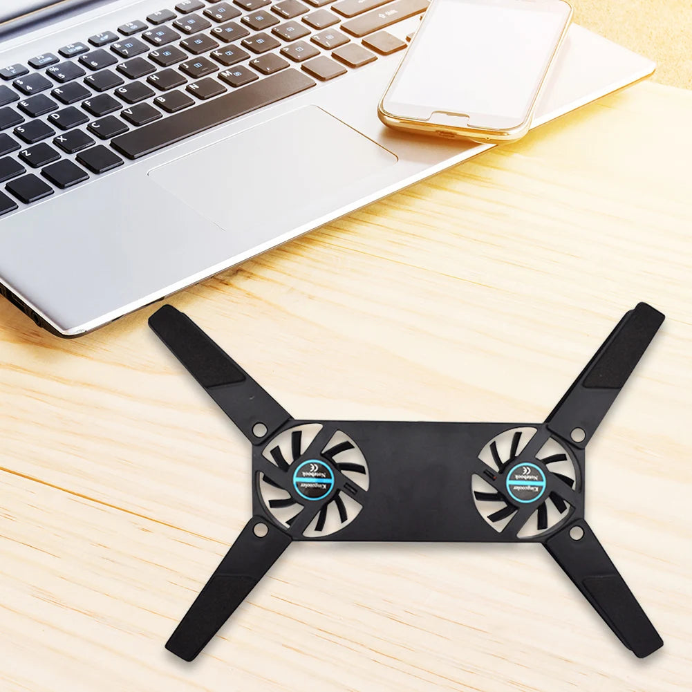 USB Laptop Cooler Pad – Anti-Slip, Foldable, Portable Cooling Base