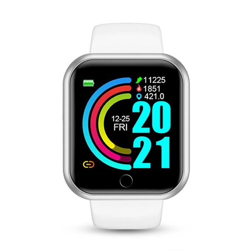 Y68 Smart Watch – Bluetooth Fitness Tracker with Music & Heart Monitor