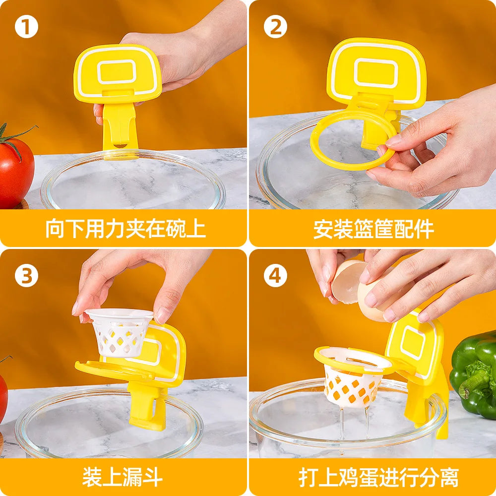 Basketball Hoop Egg White Separator