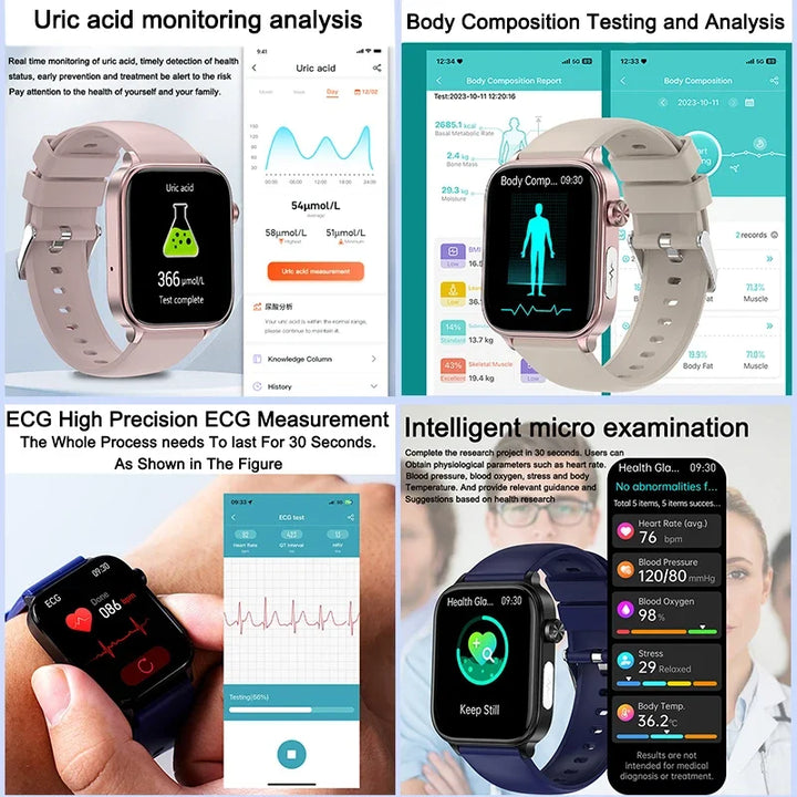 2025 ECG+PPG Smart Watch